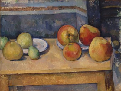 Zátiší s jablky a hruškami, kolem 1891-2 (olej na plátně) od Paul Cézanne