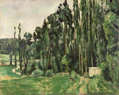 Topoly, asi 1879-82 (olej na plátně) od Paul Cézanne