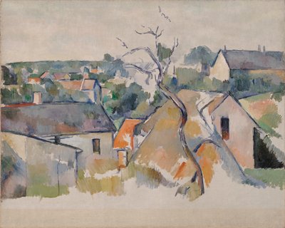 The Rooftops, cca 1898 (olej na plátně) od Paul Cézanne