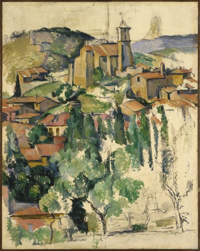 Vesnice Gardanne od Paul Cézanne