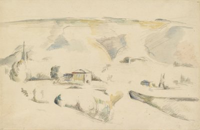 Pohled přes údolí, konec 19. století od Paul Cézanne