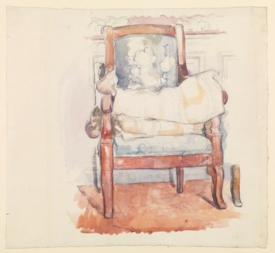 Křeslo, cca 1885-90 od Paul Cézanne