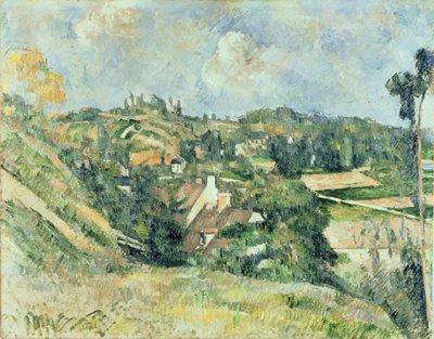 Auvers-sur-Oise, při pohledu z Val Harme, 1879-82 od Paul Cézanne