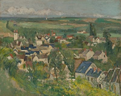 Auvers, Panoramatický výhled, 187375. od Paul Cézanne