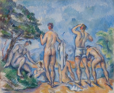 Koupání. 1890-92 od Paul Cézanne