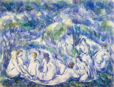 Koupající se od Paul Cézanne