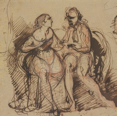 Přestávka míče. (nedatováno) od Paul Cézanne