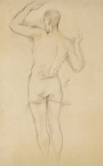 Koupání stojící; stojící koupající se, c. 1885-88 od Paul Cézanne