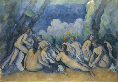 Bathers Les Grandes Baigneuses, 1894-1905 od Paul Cézanne