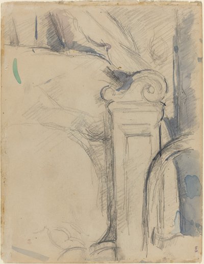 Postel [verso] od Paul Cézanne