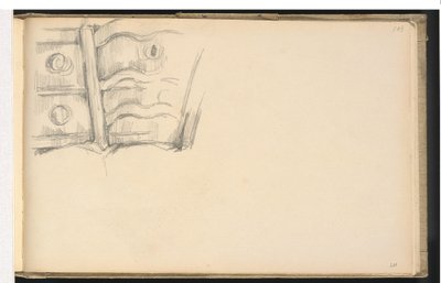 Židle a prádelník od Paul Cézanne