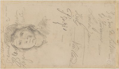 Cézanne - FWN 3005-52b, Podle Louise Le Naina, Žena s čepcem, 1884-87 od Paul Cézanne