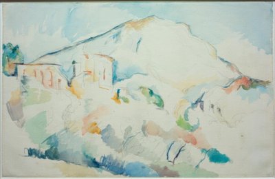 Das Château Noir und das Gebirge Sainte-Victoire od Paul Cézanne
