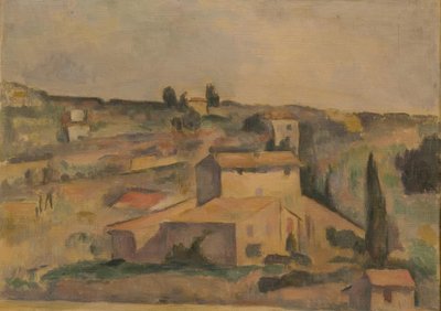E.Fabbri (po Cézanne), krajina v Bellevue od Paul Cézanne