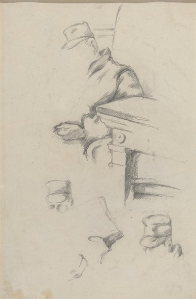 Otec umělce [verso], c. 18651870. od Paul Cézanne