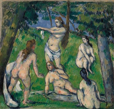 Pět koupajících od Paul Cézanne