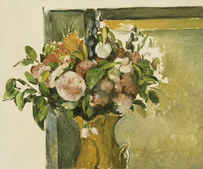 Květiny ve váze od Paul Cézanne