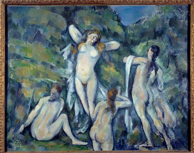 Obraz Four Lathers od Paula Cezanna (1839-1906) 1888 Kodaň, Carlberg Glyptotek od Paul Cézanne