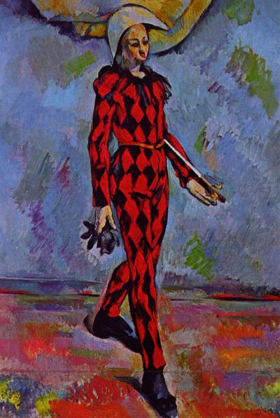 Francouzsky: Arlequin Harlequin od Paul Cézanne
