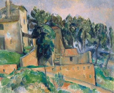 Francouzsky: La Maison de Bellevue Dům v Bellevue od Paul Cézanne