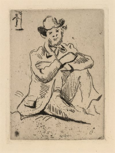 Guillaumin s oběšeným mužem od Paul Cézanne