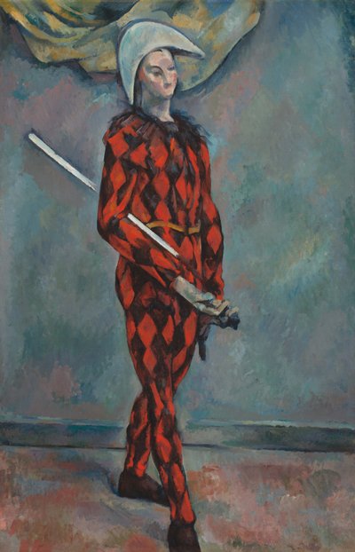 Harlekýn, 1888-1890. od Paul Cézanne