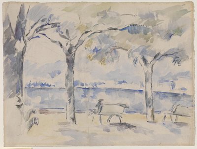 Útočiště od Paul Cézanne