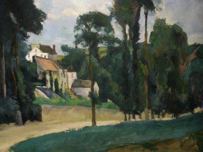 Route de Pontoise od Paul Cézanne