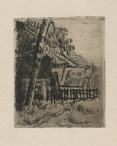 Krajina v Auvers od Paul Cézanne