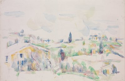 Krajina v Provence od Paul Cézanne