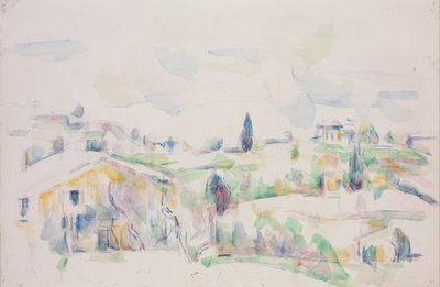 Krajina v Provence od Paul Cézanne