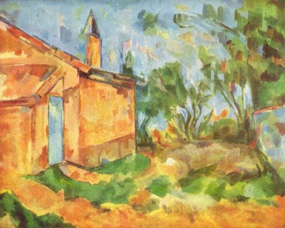 Le Cabanon de Jourdan od Paul Cézanne