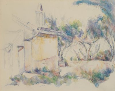 Cabanon de Jourdan od Paul Cézanne