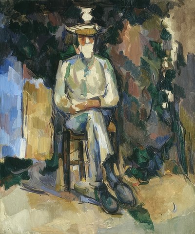 Zahradník Vallier (Der Gärtner Vallier). 1906 od Paul Cézanne