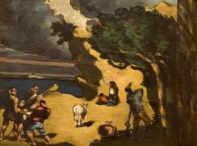 Oslí zloději od Paul Cézanne