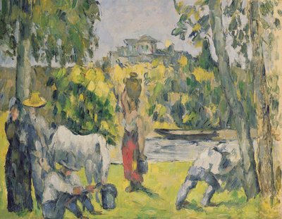 Život na polích, kolem roku 1875 od Paul Cézanne
