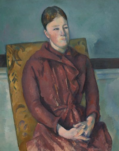 Madame Cezanne ve žlutém křesle od Paul Cézanne
