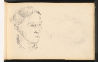 Madame Cezanne od Paul Cézanne