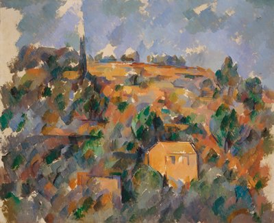 Domy na kopci, Provence od Paul Cézanne