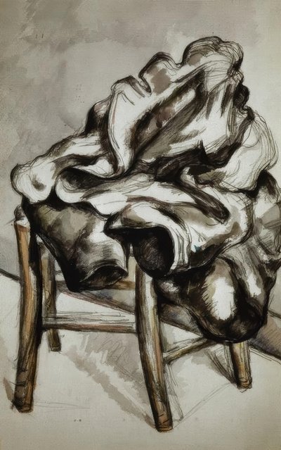 Kabát na židli od Paul Cézanne