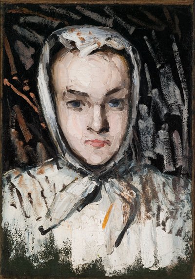 Marie Cézanne, umělcova sestra (recto), umělcova matka (verze) od Paul Cézanne