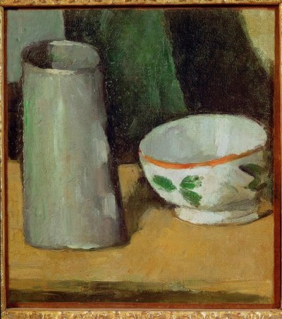 Miska na mléko a džbán od Paul Cézanne