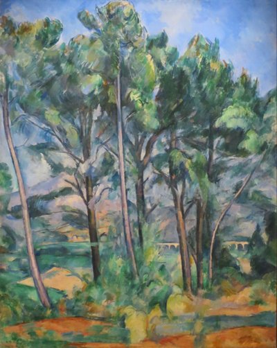 Montagne Sainte-Victoire a viadukt Valcros od Paul Cézanne