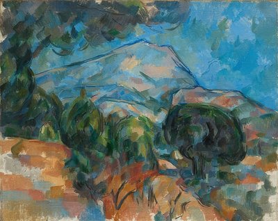 Mount Sainte-Victoire. Ehm 1904 od Paul Cézanne