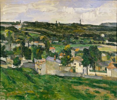 Poblíž Auvers-sur-Oise, 80. léta 19. století od Paul Cézanne
