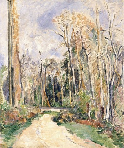 Cesta u vchodu do lesa, c.1879 od Paul Cézanne