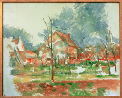 Zimní krajina - Giverny od Paul Cézanne