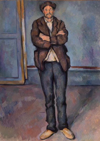 Rolník stojící se zkříženýma rukama od Paul Cézanne