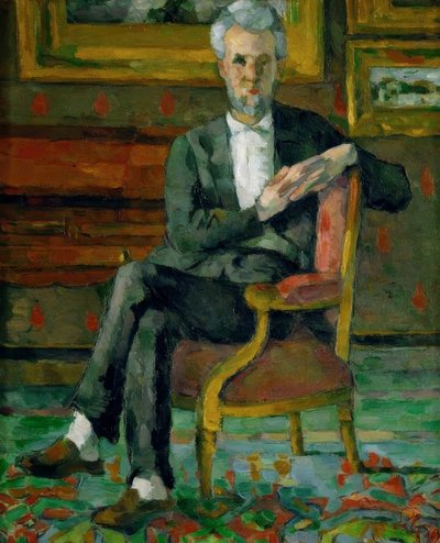 Portrét Chocquet od Paul Cézanne