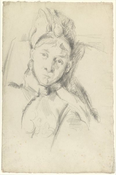 Portrét Hortense Cézanne-Figuet, manželky umělce od Paul Cézanne
